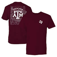 T-shirt City Line marron pour homme Texas A&M Aggies