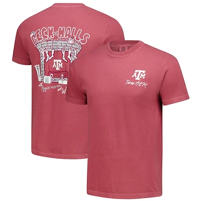 T-shirt homme bordeaux Texas A&M Aggies Deck the Halls Comfort Colors