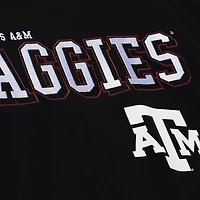T-shirt à manches longues noir Mitchell & Ness pour homme, édition camp d'entraînement des Texas A&M Aggies