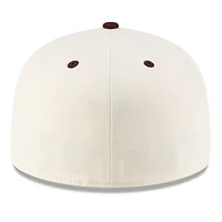 Casquette ajustée 59FIFTY On-Field des Texas A&M Aggies de New Era pour homme, crème/marron
