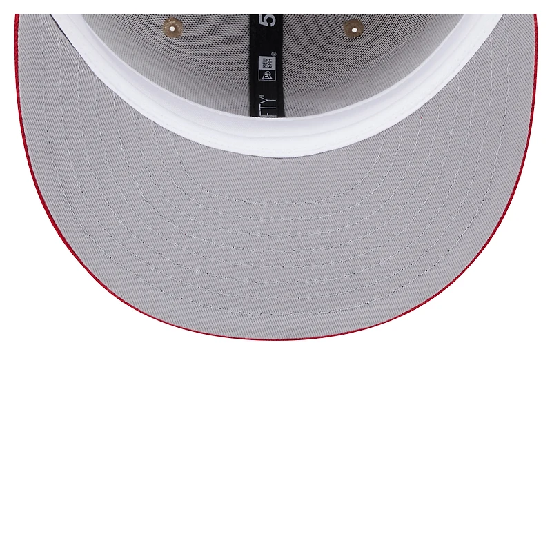 Casquette ajustée bicolore 59FIFTY kaki Texas A&M Aggies de New Era pour homme