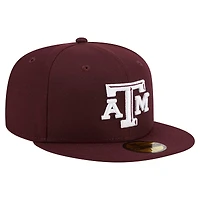 Men's New Era Maroon Texas A&M Aggies 59FIFTY Fitted Hat