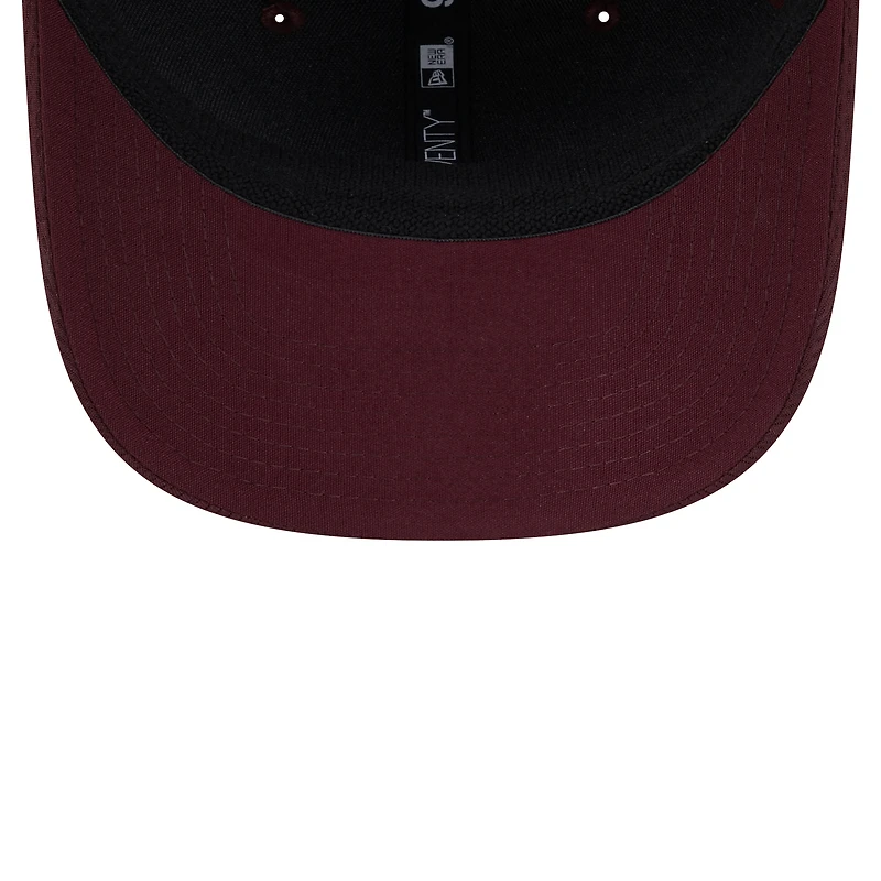 Casquette extensible à boutons-pression COOLERA 9SEVENTY Texas A&M Aggies de New Era pour homme, marron