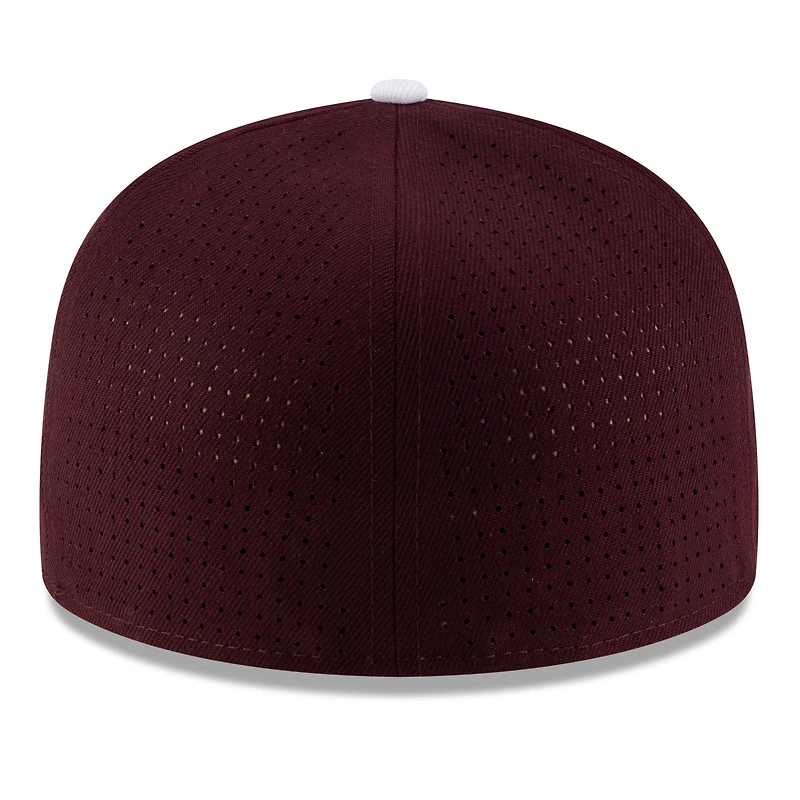 Men's New Era Maroon Texas A&M Aggies On-Field 59FIFTY Fitted Hat