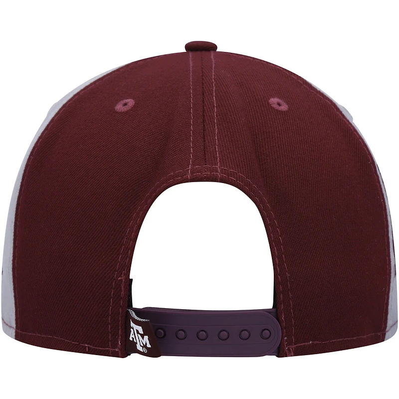 Casquette New Era Texas A&M Aggies Outright 9FIFTY Snapback bordeaux pour homme