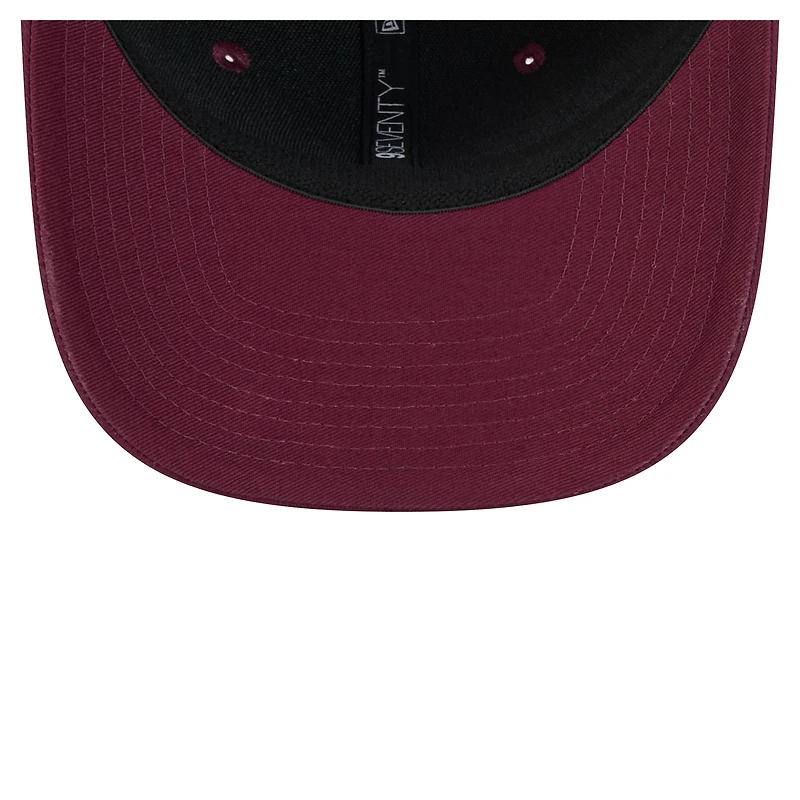 Men's New Era Maroon Texas A&M Aggies Wordmark Rope 9SEVENTY Stretch-Snap Hat
