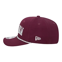 Casquette New Era bordeaux Texas A&M Aggies Wordmark Rope 9SEVENTY pour homme