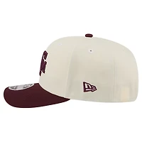 Men's New Era White/Maroon Texas A&M Aggies America's 250th 9SEVENTY Adjustable Hat