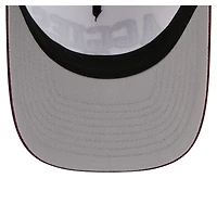 Men's New Era White/Maroon Texas A&M Aggies Arch Two-Tone Rope 9FORTY A-Frame M-Crown Adjustable Hat