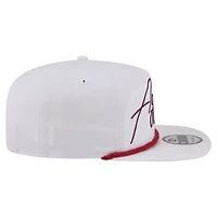 Casquette ajustable New Era blanche Texas A&M Aggies Team Rope 19TWENTY pour homme