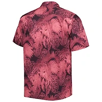 Tommy Bahama Maroon Texas A&M Aggies Big & Tall Coast Luminescent Fronds IslandZone Chemise de camp boutonnée