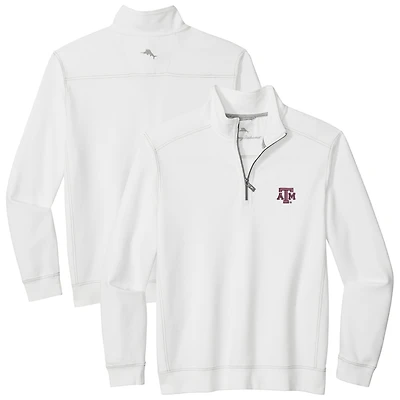 Men's Tommy Bahama White Texas A&M Aggies Montego Bay Half-Zip Jacket
