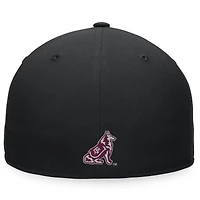 Casquette ajustée Top of the World noire Texas A&M Aggies pour hommes