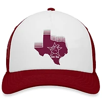 Casquette Snapback Texas A&M Aggies Tone Down Top of the World pour homme, blanc/marron
