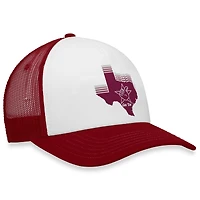Casquette Snapback Texas A&M Aggies Tone Down Top of the World pour homme, blanc/marron