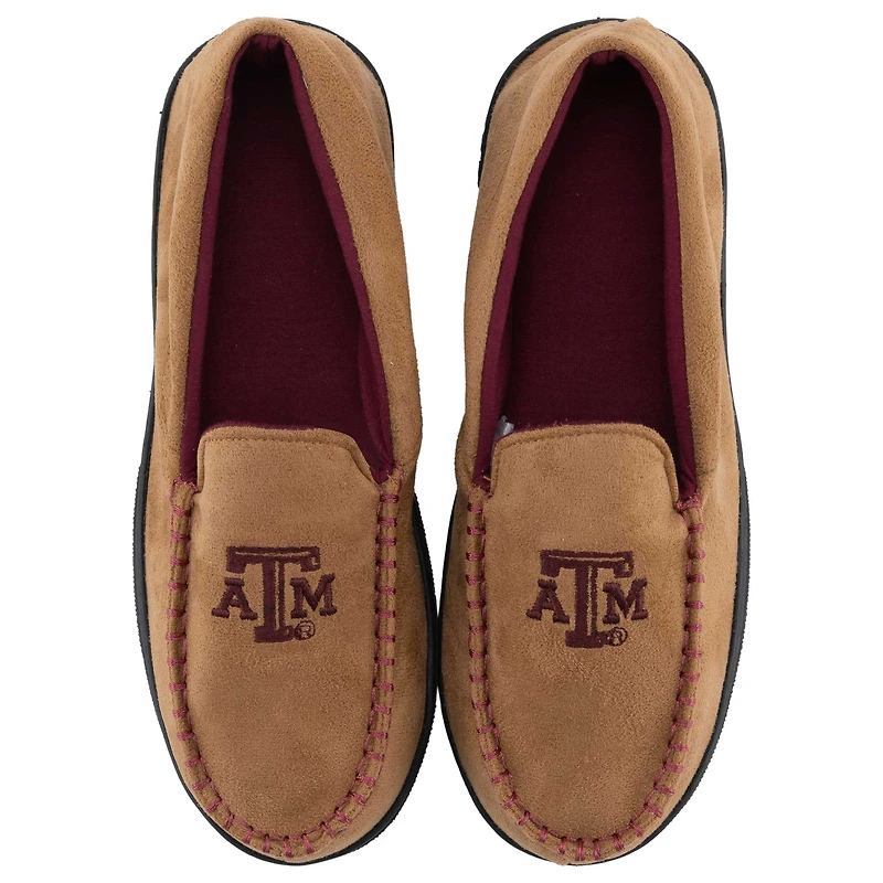 Chaussons mocassins ZooZatz Texas A&M Aggies pour hommes