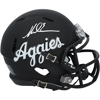 Casque Riddell Speed ​​Mini autographié par Mike Evans (Texas A&M Aggies)