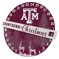 Pegasus Texas A&M Aggies Countdown to Christmas Wall Sign