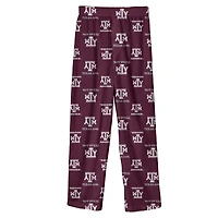 Pantalon de sport pour enfant Outerstuff, couleur marron, avec logo intégral des Texas A&M Aggies
