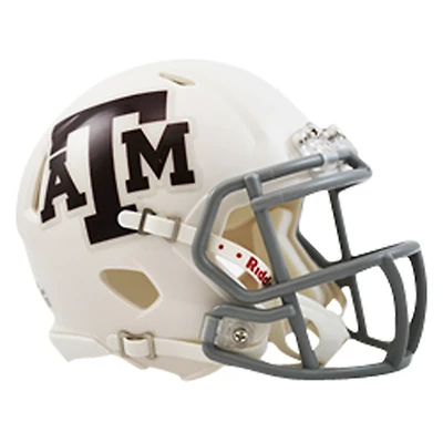 Riddell Texas A&M Aggies Revolution Speed White Mini Football Helmet