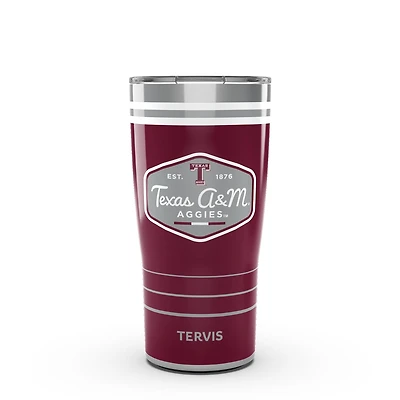 Tervis Texas A&M Aggies 20oz. Gobelet de voyage vintage DuraPrint™️ en acier inoxydable