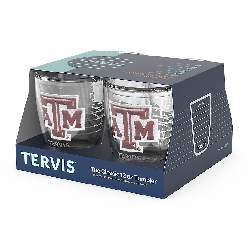 Tervis Texas A&M Aggies 4-Pack 12oz. Emblem Tumbler Set