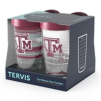Tervis Texas A&M Aggies, paquet de quatre 16 oz. Ensemble de gobelets classiques