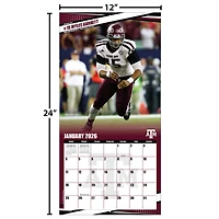 Texas A&M Aggies 12” x 12” 2026 Team Wall Calendar