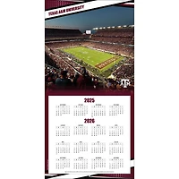 Texas A&M Aggies 12” x 12” 2026 Team Wall Calendar