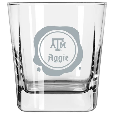 Verre à whisky Texas A&M Aggies 14 oz Frost Stamp Old Fashioned