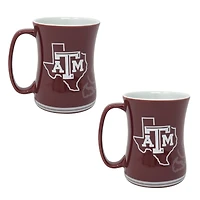 Texas A&M Aggies 16oz. Sculpted Barista Mug Two-Pack