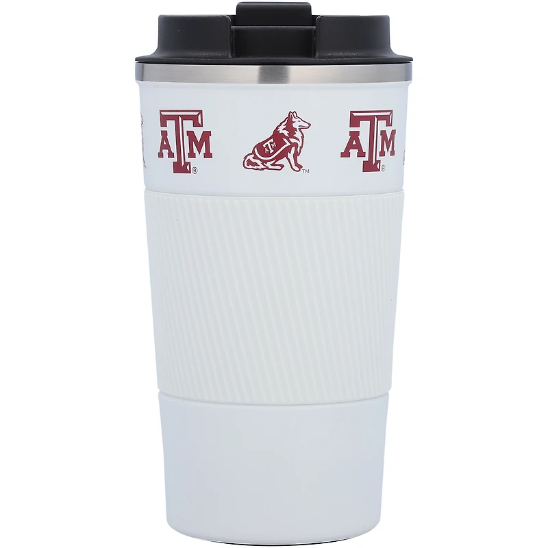 Texas A&M Aggies 18oz Coffee Tumbler with Silicone Grip
