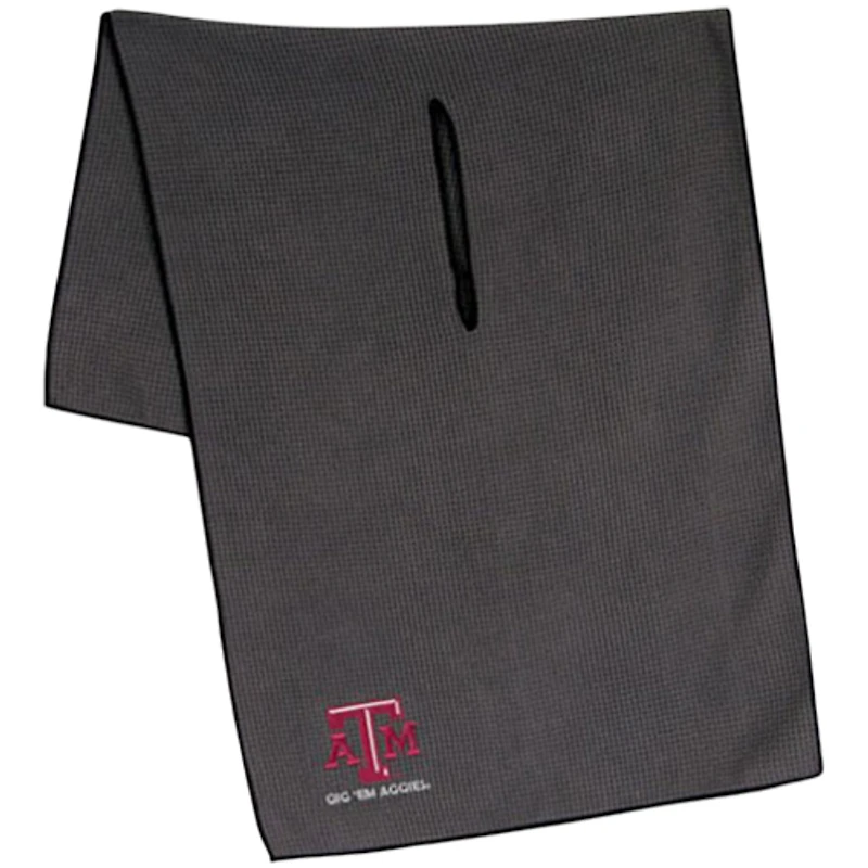 Serviette en microfibre grise Texas A&M Aggies 19" x 41"