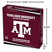 Texas A&M Aggies 2026 Box Calendar