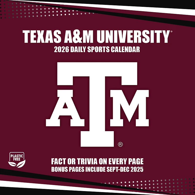 Texas A&M Aggies 2026 Box Calendar