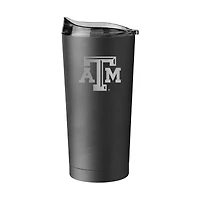 Gobelet à revêtement en poudre noir Texas A&M Aggies de 20 oz