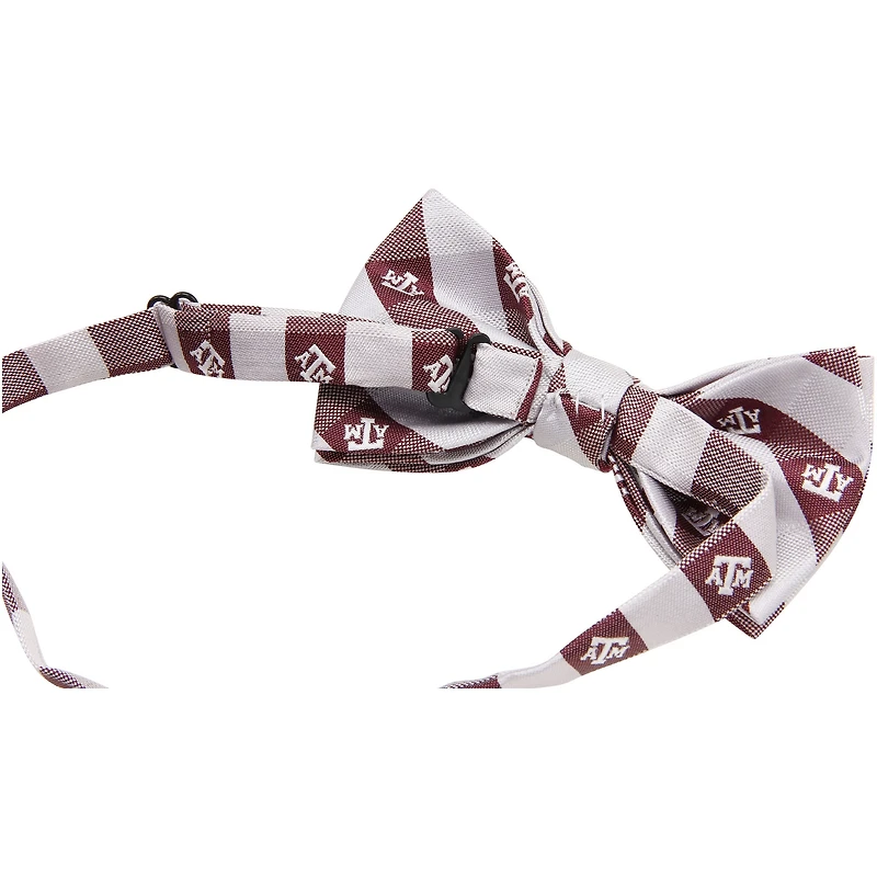Texas A&M Aggies Check Bow Tie