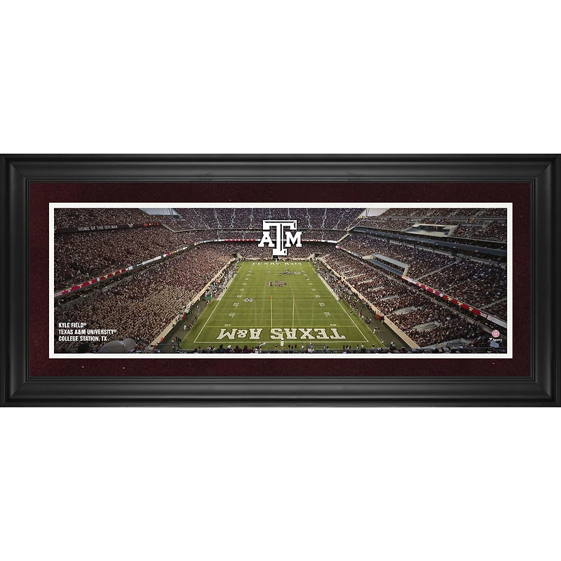 Texas A&M Aggies Framed 10" x 30" Kyle Field Panoramic Photograph