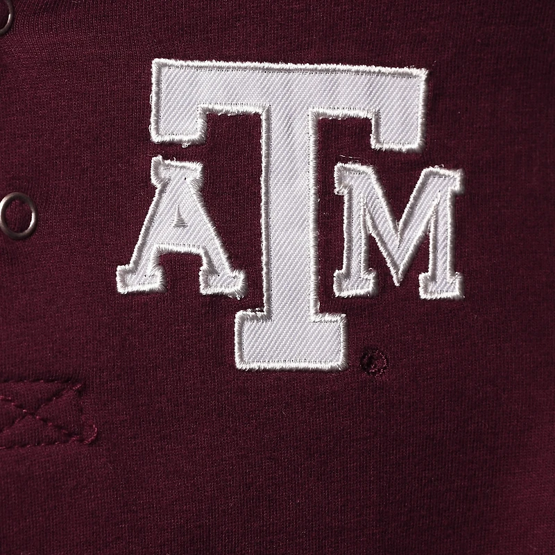 Toddler Colosseum Maroon/Heathered Gray Texas A&M Aggies Poppies Hoodie and Sweatpants Set