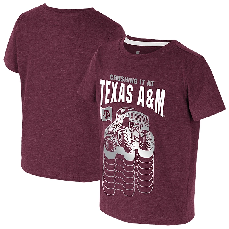 T-shirt pour tout-petits Colosseum Bordeaux Texas A&M Aggies Crushing It