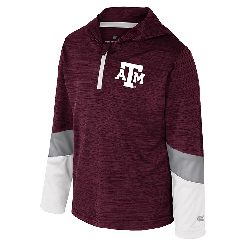 Coupe-vent zippé Rylos pour tout-petits, coloris marron, Colosseum Texas A&M Aggies