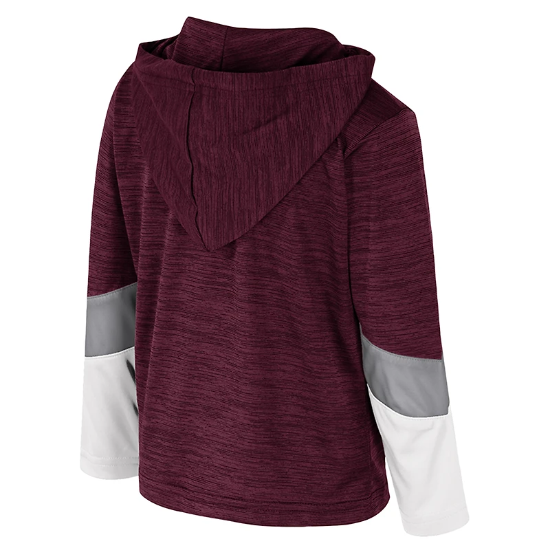Coupe-vent zippé Rylos pour tout-petits, coloris marron, Colosseum Texas A&M Aggies