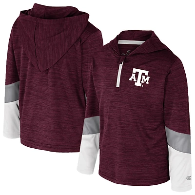 Coupe-vent zippé Rylos pour tout-petits, coloris marron, Colosseum Texas A&M Aggies