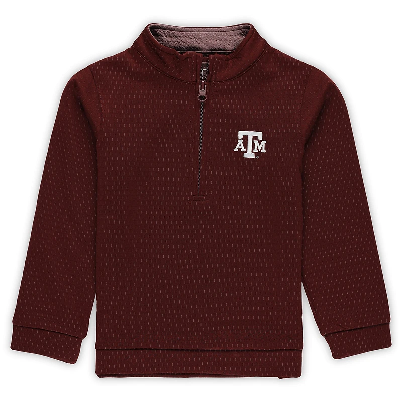 Pull zippé quart de tour Sterling des Texas A&M Aggies pour tout-petits