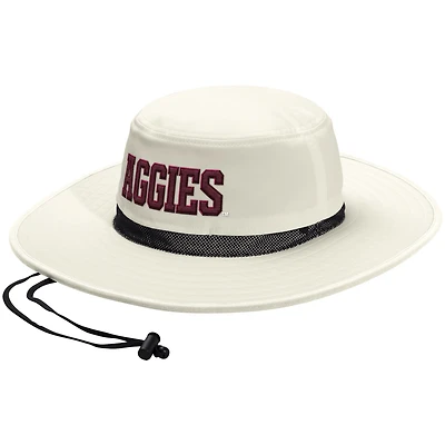 Bob unisexe Adidas crème Texas A&M Aggies à large bord