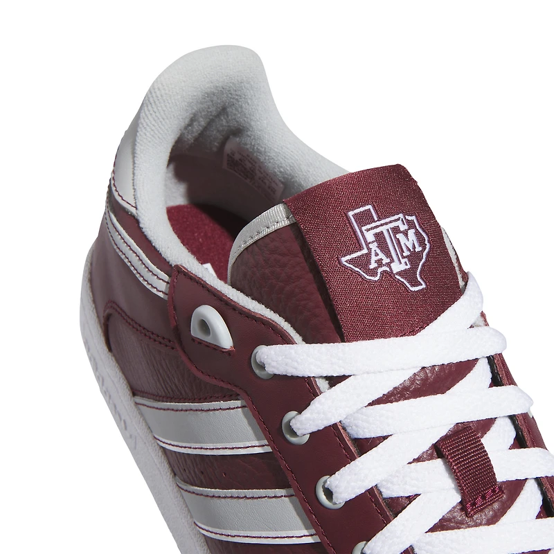 Chaussures de basket-ball unisexes adidas Texas A&M Aggies Centennial 85 Low Bordeaux/Gris