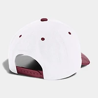 Casquette unisexe adidas blanche/bordeaux Texas A&M Aggies 2026 Sideline A-Frame ajustable