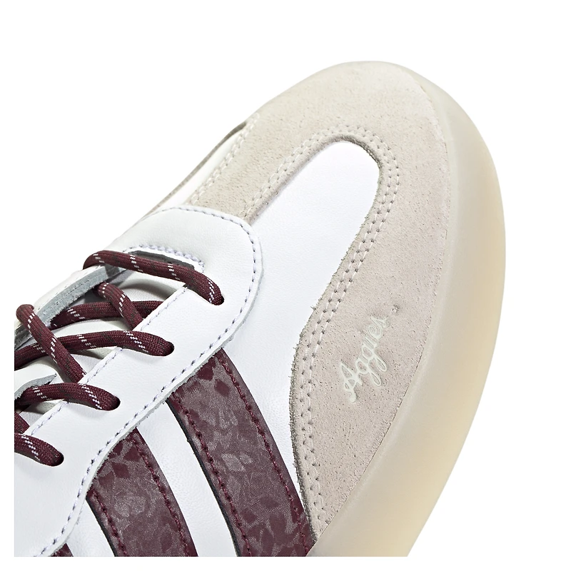 Chaussures unisexes adidas blanches Texas A&M Aggies Barreda Decode