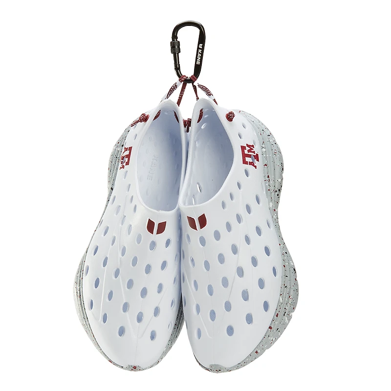 Unisex Kane Footwear White Texas A&M Aggies Speckle Recovery Shoes