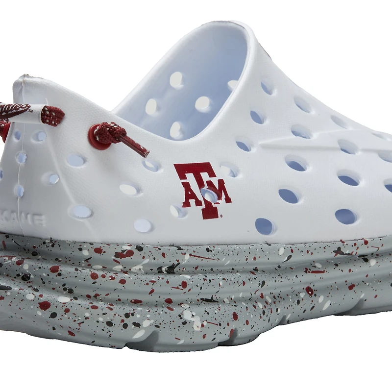 Unisex Kane Footwear White Texas A&M Aggies Speckle Recovery Shoes